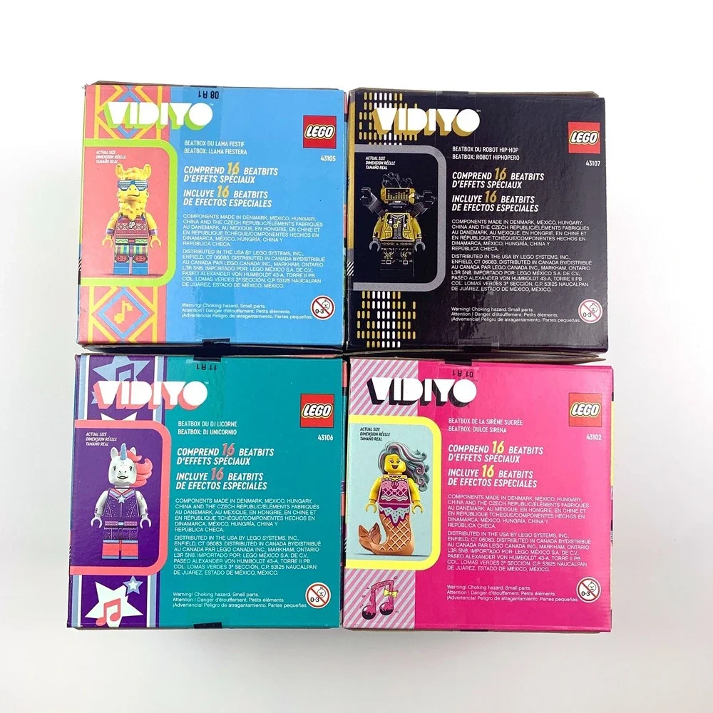 Lego Vidiyo 43102 43105 43106‎ 43107 Candy Mermaid Party Llama DJ Unicorn HipHop